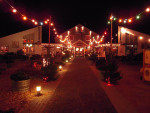 Feestverlichting bij Boomhiemke