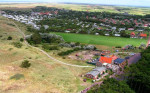 Uitzicht op Boomhiemke vanaf de vuurtoren
